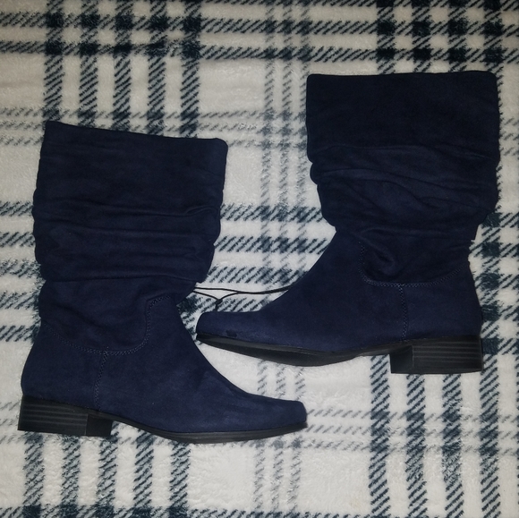 East 5th midnight blue boots - Picture 1 of 2